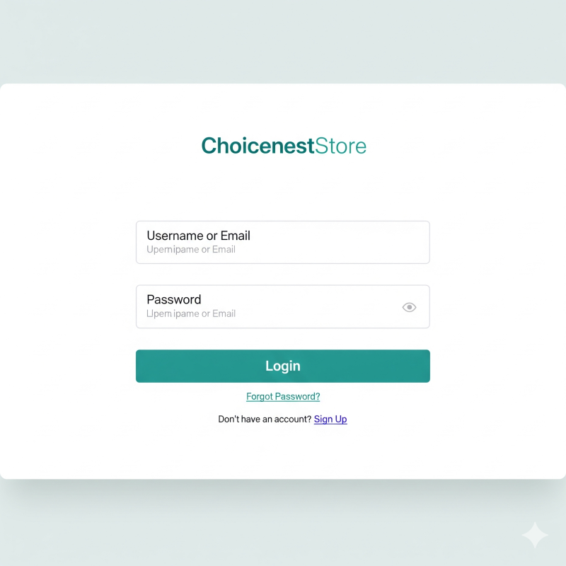 Customer Login Page Image