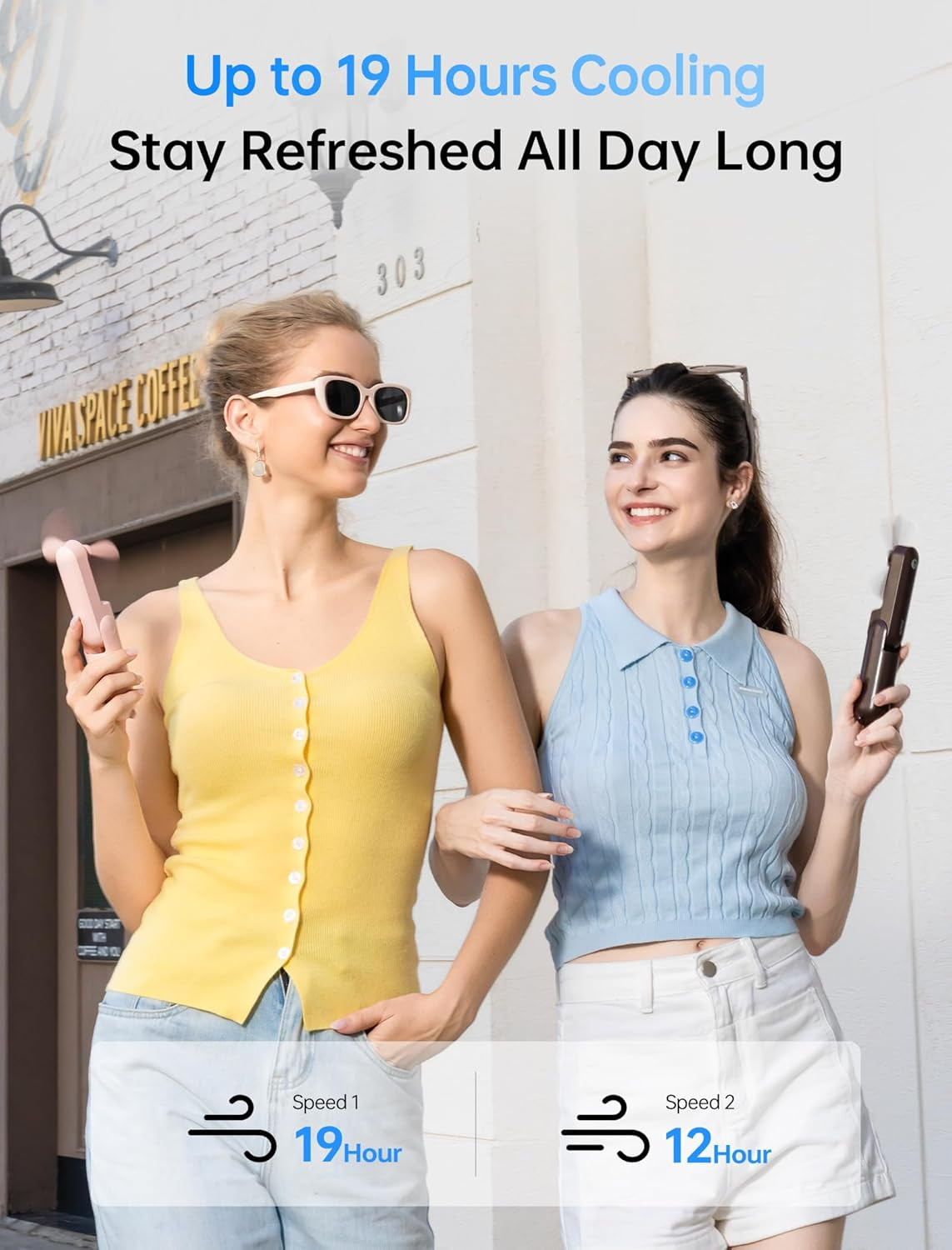 JISULIFE Handheld Mini Fan, 3 IN 1 USB Rechargeable Portable Fan [12-19 Working Hours] with Power Bank, Flashlight, Pocket Design for Travel/Summer/Concerts/Lash, Gifts for Women (Pink)