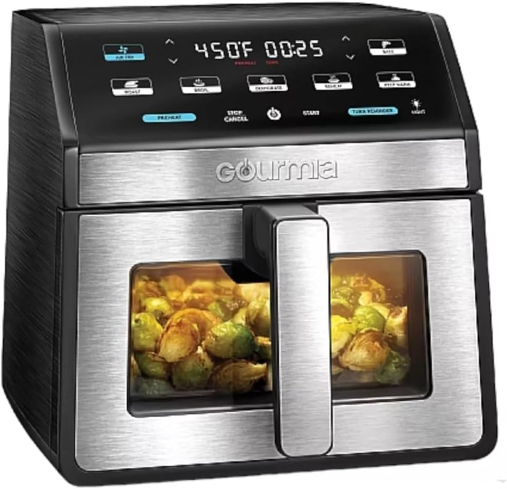 Gourmia GOURMIA Digital Air Fryer, 7.5 Liter with Window and Light, Mod. GAF858