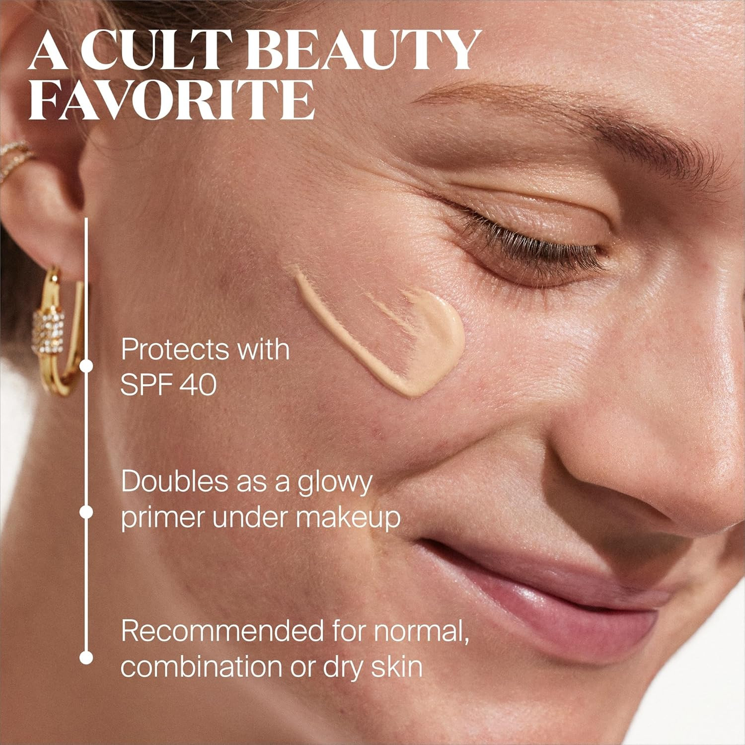 Supergoop! Glowscreen SPF 40, Sunrise (Champagne Glow) - 1.7 fl oz - Glowy Primer + Broad Spectrum Tinted Sunscreen - Helps Filter Blue Light - Hydration